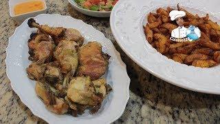 Ivorian Alloco and braised chicken || Recette Alloco et poulet braisé ivoirienne