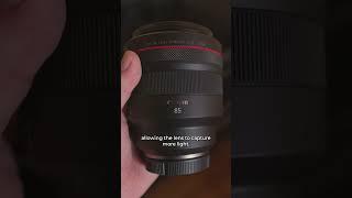 What Is Their Aperture? Canon EF 50mm f1.8 vs Canon RF 85mm f1.2 L USM