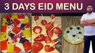 Eid Mubarak! 3-Day Eid Menu Ideas | Delicious and Mouthwatering Recipes for Eid Celebration