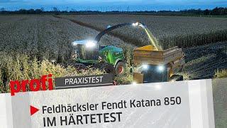 Im Härtetest: Feldhäcksler Fendt Katana 850 | profi #Praxistest