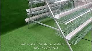 factory sale steel wire layer chicken cage low cost .