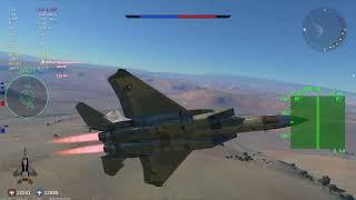 F-15A VS JAS39 Gripen (Only cannon dogfight)