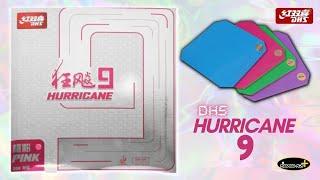 DHS Hurricane 9 Collourfull Series || Table Tennis Rubber