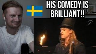 Reaction To Swedish Comedian Carl-Einar Häckner (Samtal med Häckner)