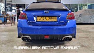 SUBARU WRX ACTIVE EXHAUST SYSTEM - More Power | SOUND CHECK | WICKEDEP RACING