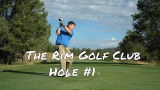 The Rim Golf Course Hole #1 - The Rim - DRONE TOUR W/TIPS Payson, AZ