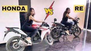 My Experience Riding a Honda Motorcycle vs Royal Enfield – No Comparison, Just Personal Insights