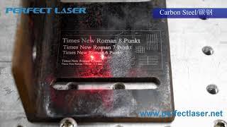 Perfect Laser-Fiber Laser Marking Machine PEDB-400B  Marking on Various Materials Working Video