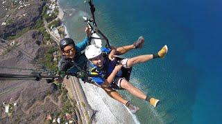 Vols baptêmes à Saint-Leu "Colimaçons 800" avec INSUL'AIR PARAPENTE REUNION.