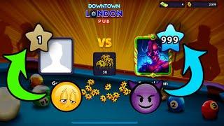 8 Ball Pool - LEVEL 1 vs LEVEL 999