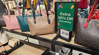 COACH OUTLET~ UP TO 70% OFF & 25% off ALL THE ENTIRE STORE