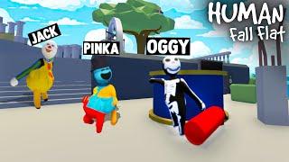 [TRY NOT TO LAUGH] Oggy Becomes FUNNY GHOST In Funny Human Fall Flat [PART-2]