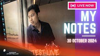 အောက်တိုဘာ ၃၀ ,၂၀၂၄ （Test Live)