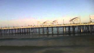 Waves at Redondo Pier