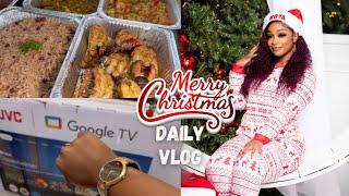 DAILY VLOG- Christmas Dinner + Baking Fruit Cake + My Man Bought Me A Movado Watch