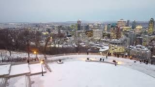 Mount Royal, Montreal, Quebec, Canada | 4K Drone Shot