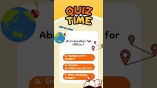 Do you know what is the abbreviation of GPS?  #gps #quizzy #generalknowledge #mindbendingquiz