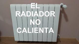 El radiador no calienta