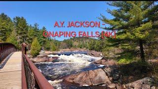 Explore Canada  | Waterfall | Sudbury | A.Y. Jackson Lookout - Onaping Falls - 4K #canada #explore