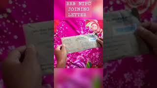 RAILWAY NTPC JOINING LETTER। AFTER 4YEARS। JOINING LETTER। #shorts #viralvideo #viral