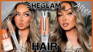 OMG! SheGlam HAIR?!  One-Touch Instant Hair Curler… Unreal Waves in Minutes!  #SHEGLAMHAIR