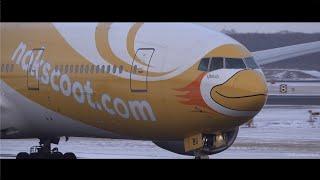 [4K] Close-up Scoot 787 & Nokscoot 777, spotting in Sapporo / ノックスクート777