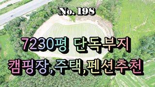 198 [매매:15억] 평창토지매매/도로에 접한 7000평대 대형 캠핑장토지,넓은 임야매매/오토캠핑장,애견펜션,타운하우스 추천/평창성주부동산중개:010-9386-7570