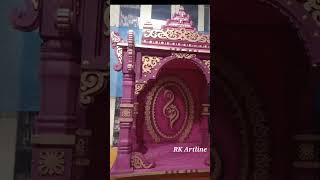 thermocol art  / decoration ideas / latest pendal decoration / puja pendal design