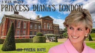 Princess Diana’s London & funeral route.