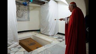 The burial of Pope Emeritus Benedict XVI