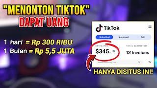 Kerja Online Pemula 300 RB/Hari, Cuma Nonton Video Tiktok - Cara Dapat Uang Dari Internet