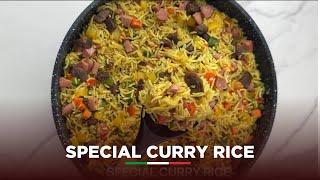 SIMPLE CURRY RICE RECIPE (PAIRED WITH TURKEY AND COLESLAW)