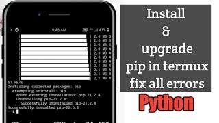 how to install pip2|pip3 in termux