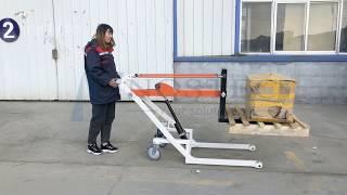 300kg small electric forklift electric pallet truck for warehouse-NOSTEC