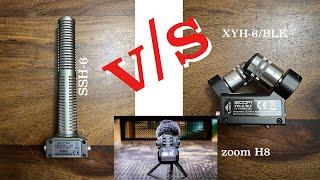 Ultimate Comparison of the Zoom SSH6 Shotgun with Zoom XYH6/BLK mics on the Zoom H8Handy Recorder