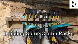 Quick and Easy Clamp Rack: How I built it out of Scrap Wood