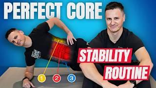 Perfect Core Stability Exercise Routine (ONLY 6-Minutes) | Best Core Exercises To Use Daily