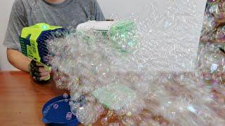 Biggest Bazooka Bubble Gun Unboxing 2022 -  Electric Bubble Machine with 132 Holes