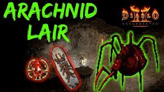 I Found A Grail Item Here... 100 Arachnid Lair Runs - Diablo 2 Resurrected