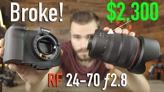 I Broke My Favorite Camera Lens - $2,300