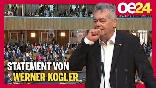 Nationalrat - Werner Kogler kritisiert "Führer" Kickl