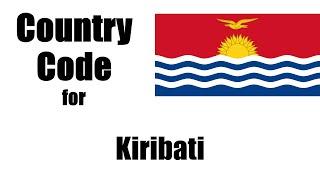 Kiribati Dialing Code - Kiribati Country Code - Telephone Area Codes in Kiribati