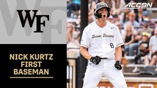 Wake Forest 1st Baseman Nick Kurtz | 2024 MLB Draft