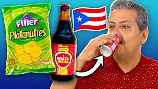 Mexican Dads Try the BEST Puerto Rican Snacks ft. Eric Ochoa