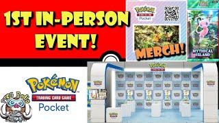 FIRST EVER In-Person Pokémon TCG Pocket Event! Exclusive Merch! Great News for the Future!?