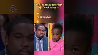 Top3 saddest paternity Court cases.   #shorts #paternitycourt  #youarenotthefather  #sad
