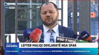 Lefter Maliqi deklaratë për mediat nga SPAK (31.12.2024)