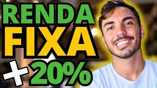 A MELHOR RENDA FIXA PARA INVESTIR HOJE PAGANDO MAIS DE 20% AO ANO