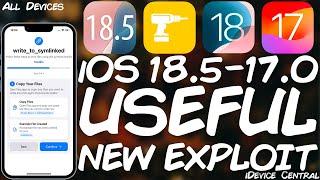 Apple MESSED UP! iOS 18.5 - 17.0 JAILBREAK News: New Exploit RELEASED That Can WRITE to Containers