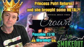 PUTRI GOES METAL!? Putri Ariani - Crown ( Reaction )